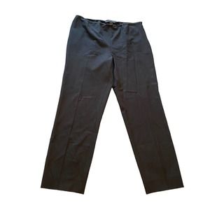 Ralph Lauren Womens Dress Pants Sz 12 Black Label Wool Blend Stretch Straight